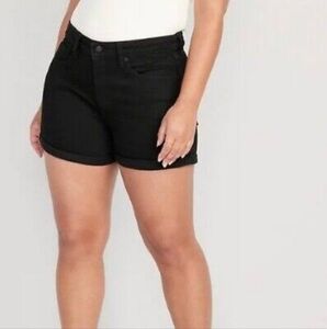Old Navy Women's Black Jean Shorts Size 6